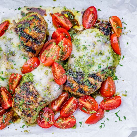 BALSAMIC AND PESTO GRILLED CHICKEN - Recipe photo by healthyfitnessmeals