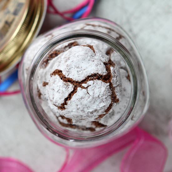 Chocolate Amaretti Cookies - Recipe photo by glutenfreealchemist
