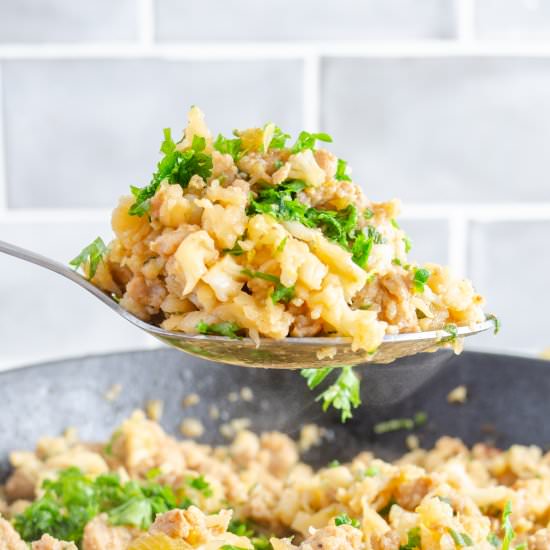 Savoury Low Carb Stovetop Stuffing - Recipe photo by YummyForAdam2