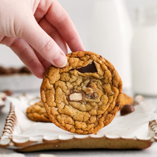 Malted Milk Chocolate Chunk Cookies - Recipe photo by MellieB