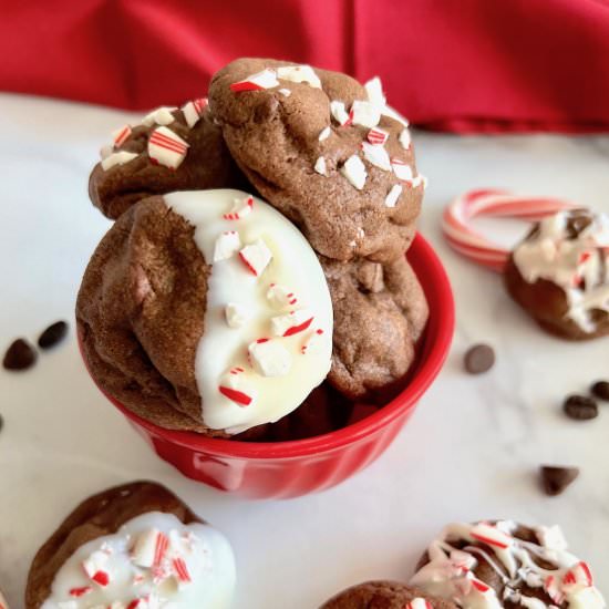 Peppermint Mocha Cookies - Recipe photo by theshortordercook