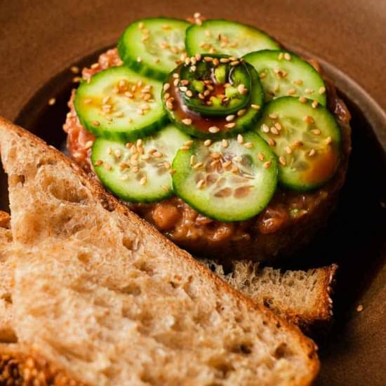 Tuna Tartare - Recipe photo by lindseyeatsla