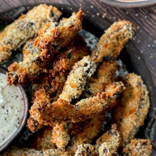 Air Fryer Portobello Mushroom Fries - Recipe photo by thevirtualcaterer