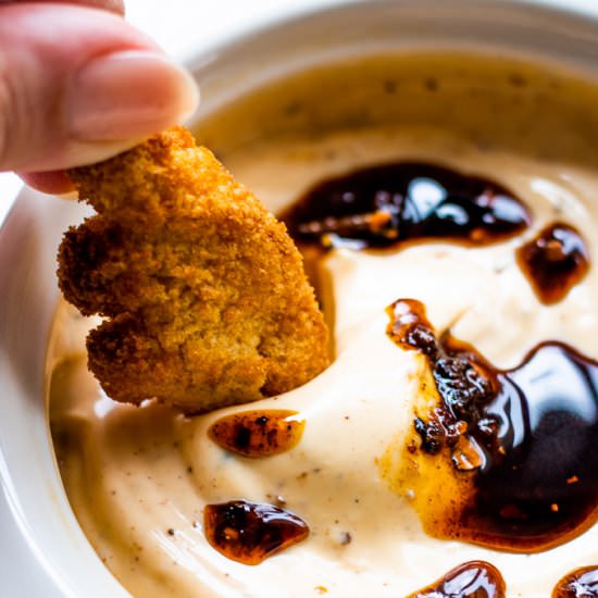 Chili Crisp Mayonnaise - Recipe photo by LifesLittleSweets
