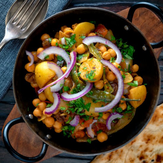 Indian Chana Aloo Curry - Recipe photo by Brian Jones
