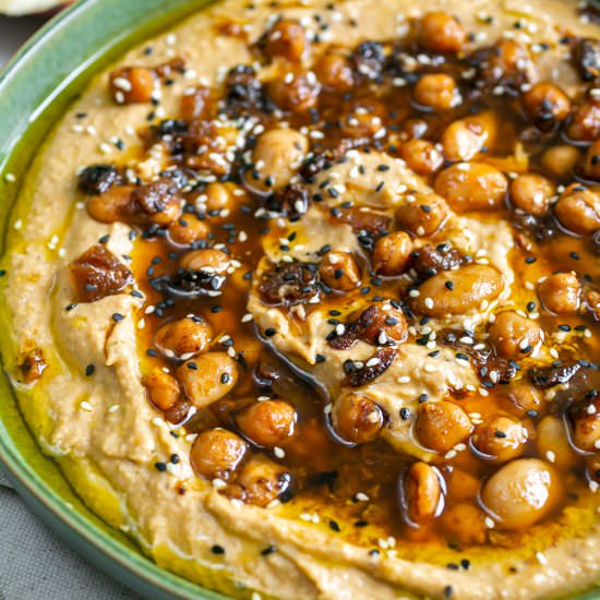 Baharat Two-Bean Hummus - Recipe photo by Flaevor