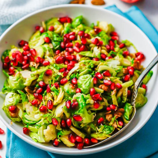 Brussels sprouts with pecans - Recipe photo by Family Food on the Table