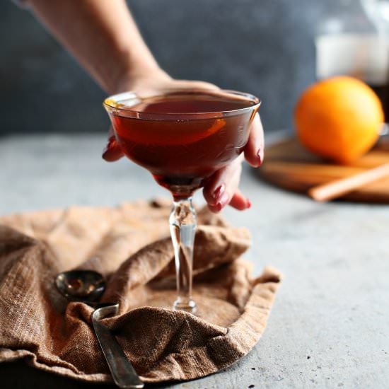 Black Manhattan - Recipe photo by goodlifeeats