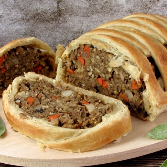 Veggie Lentil Wellington - Recipe photo by joyfulbalanceofficial
