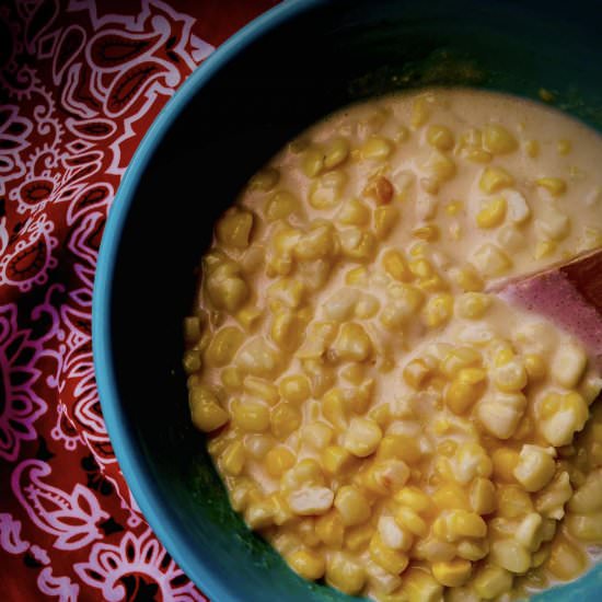 Midwest Creamed Corn - Recipe photo by Recipes from French Creek