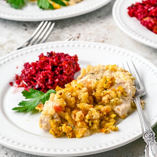 Chicken and Stuffing Casserole - Recipe photo by Flavor Mosaic