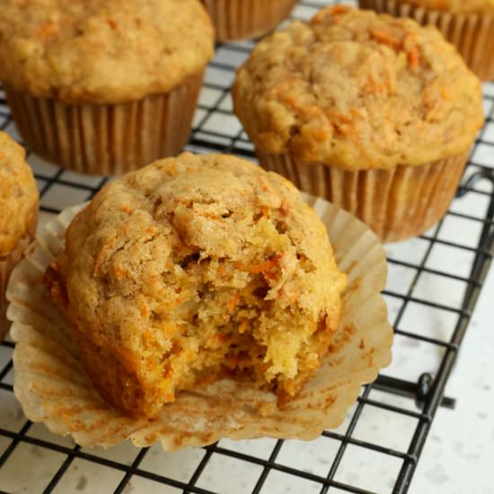 Carrot Muffins - Recipe photo by Small Town Woman