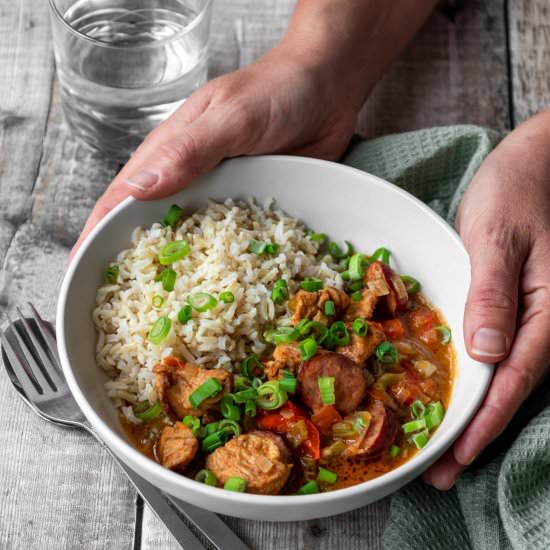 Chicken & Smoked Sausage Gumbo - Recipe photo by Searchingforspice