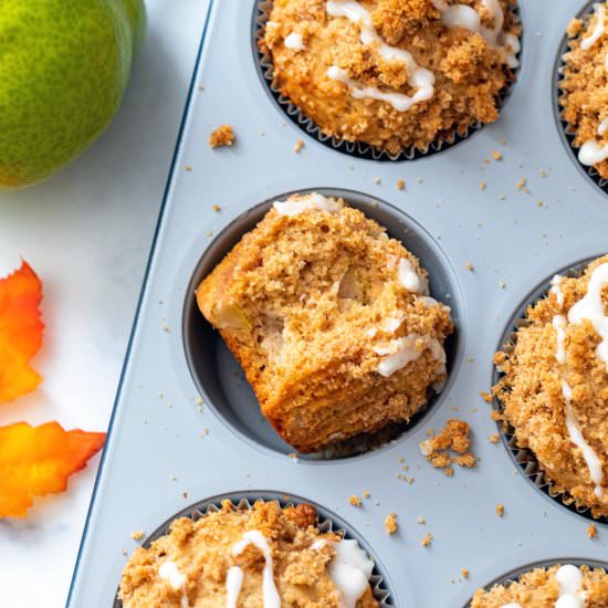 Pear Muffins - Recipe photo by Wearenotmartha