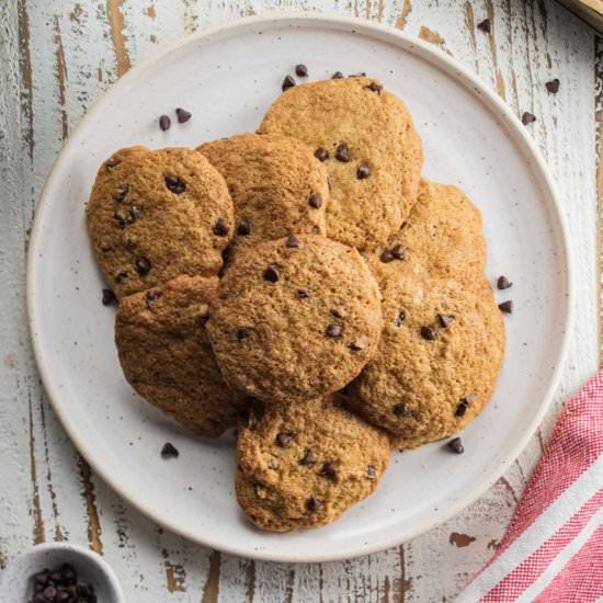 Almond Flour Chocolate Chip Cookies - Recipe photo by Jillianshealthfuleats