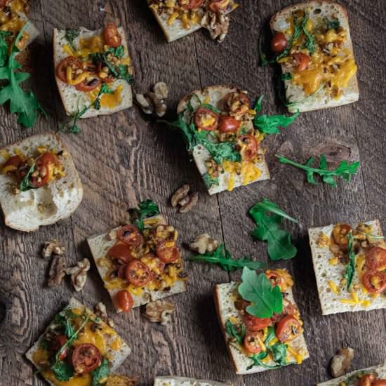 Easy Cheese Crostini Appetizer - Recipe photo by Jillianshealthfuleats