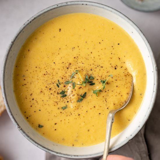 Carrot and Parsnip Soup - Recipe photo by The Last Food Blog