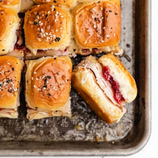 Turkey Cranberry Sliders - Recipe photo by ihearteating
