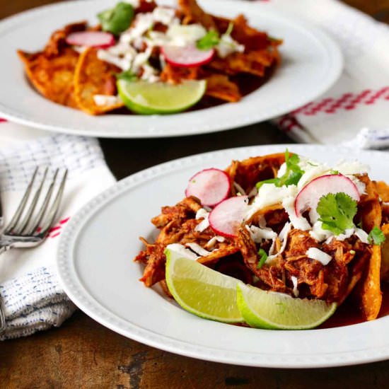 Chicken Chilaquiles - Recipe photo by karenskitchenstories