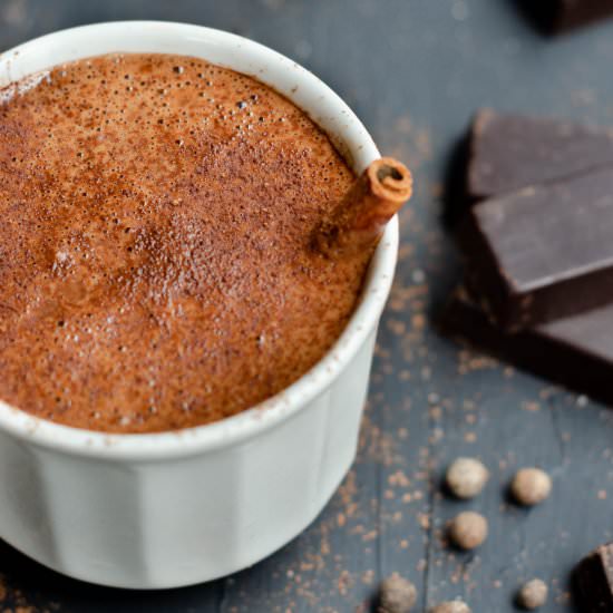 Spiced Hot Chocolate - Recipe photo by Vecina Vegetariana