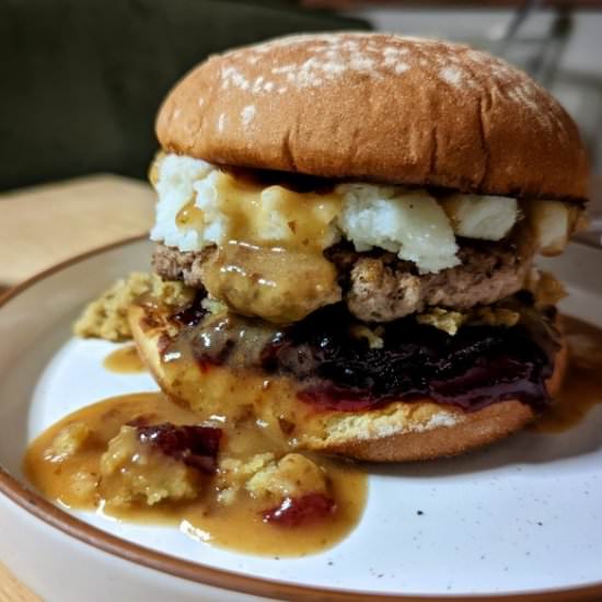 Thanksgiving Turkey Burgers - Recipe photo by The Buslife Kitchen