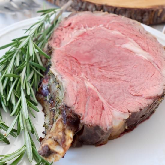 Roasted Prime Rib - Recipe photo by Whitney Bond