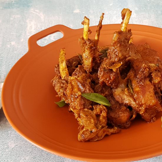 Mutton/ Lamb Chops - Recipe photo by Jayanthy Asokan