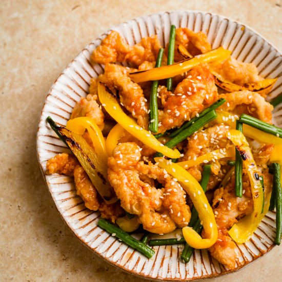 panda expres Honey sesame Chicken - Recipe photo by tiffinandteaofficial