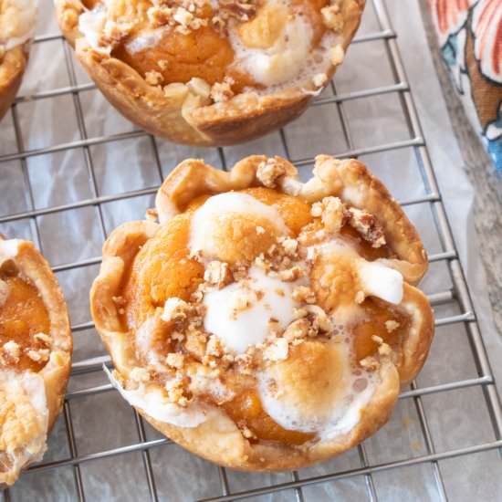 Mini Sweet Potato Pies - Recipe photo by For the Love of Cooking