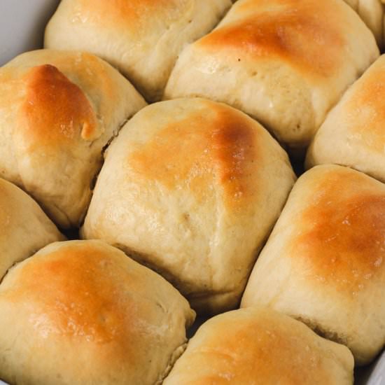 45 Minute Vegan Dinner Rolls - Recipe photo by My Life After Dairy