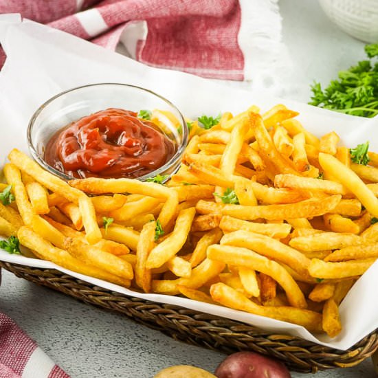Air Fryer Frozen French Fries - Recipe photo by dizzybusyandhungry
