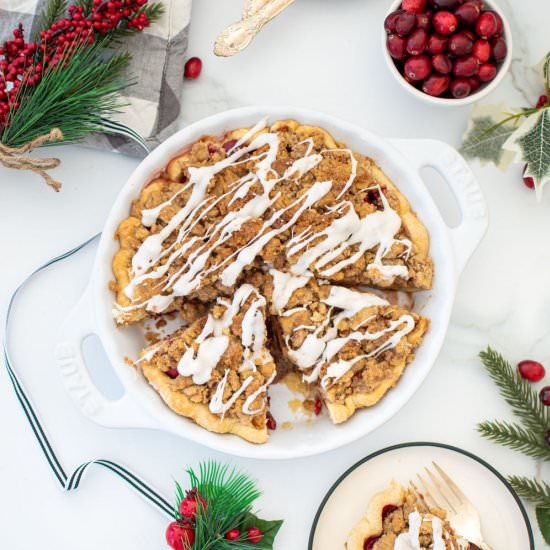 Five Spice Cranberry Apple Pie - Recipe photo by mimibakesphotos