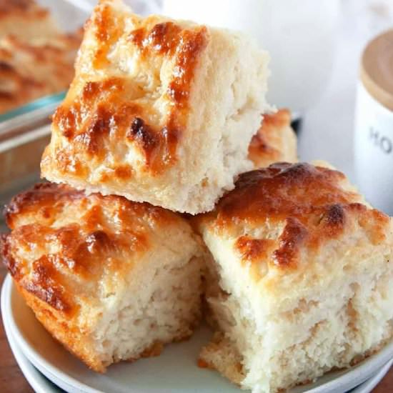 Butter Swim Biscuits - Recipe photo by noshingwiththenolands