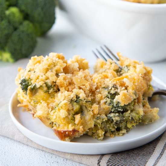 Velveeta Broccoli Casserole - Recipe photo by giftofhospitality