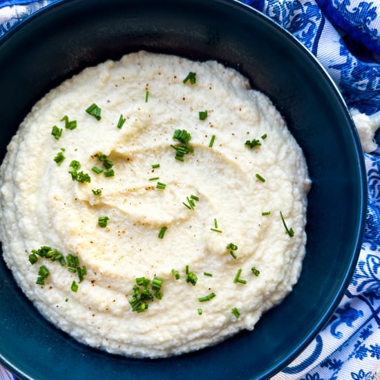 Healthy Cauliflower Mashed Potatoes - Recipe photo by TastefullyGrace