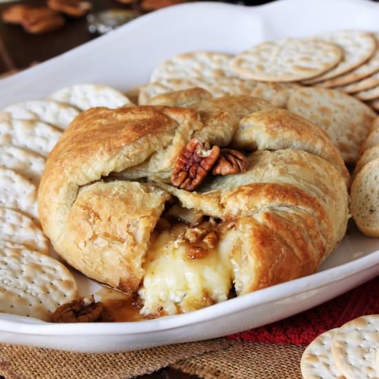 Kahlua Baked Brie - Recipe photo by thekitchenismyplayground