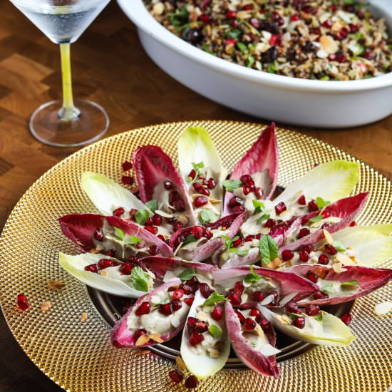Quick & Easy Chicory Canapés - Recipe photo by Cooking With Camilla
