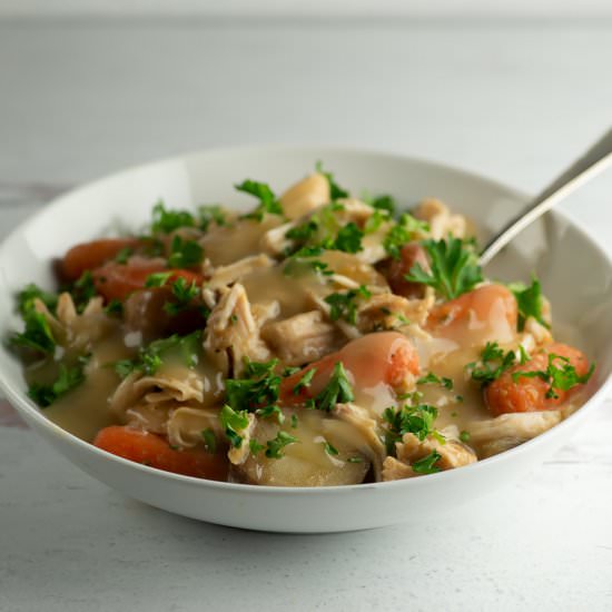 Slow Cooker Turkey Pot Roast - Recipe photo by Framed Cooks