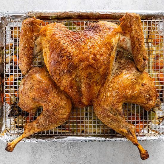 How to Spatchcock a Turkey - Recipe photo by Jessica Gavin