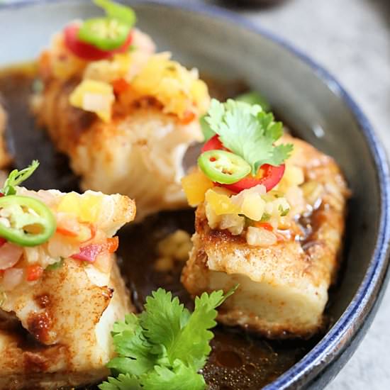 Chilean Sea Bass Recipe - Recipe photo by Delightful Mom Food