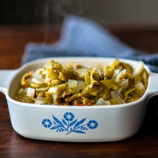 Southern Style Green Beans - Recipe photo by Chicken Fried Kitchen