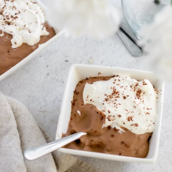 Sugar Free Keto Chocolate Pudding - Recipe photo by fitandfull