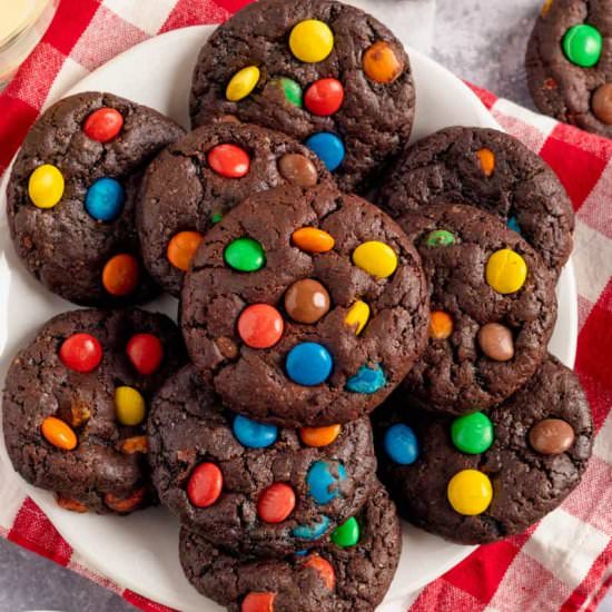 Chocolate M&M Cookies - Recipe photo by The Diary of a Real Housewife