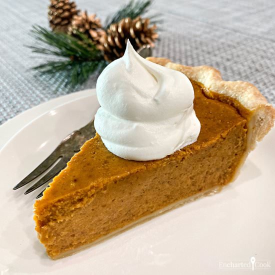 Famous Pumpkin Pie - Recipe photo by Encharted Cook