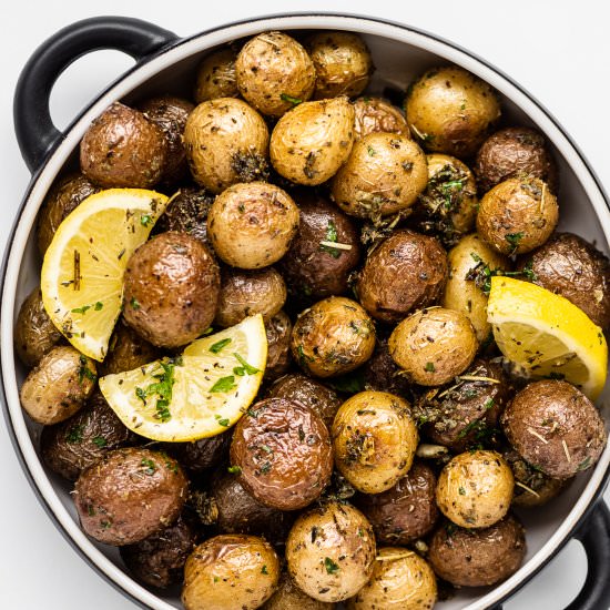 Roasted Mini Potatoes - Recipe photo by The Endless Meal