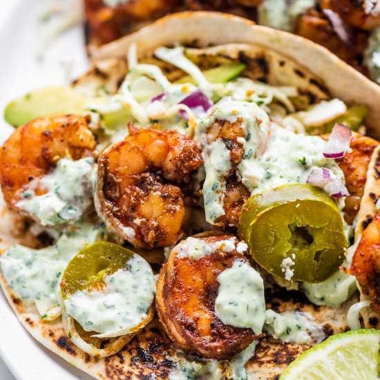 Best Shrimp Taco Recipe - Recipe photo by The Endless Meal