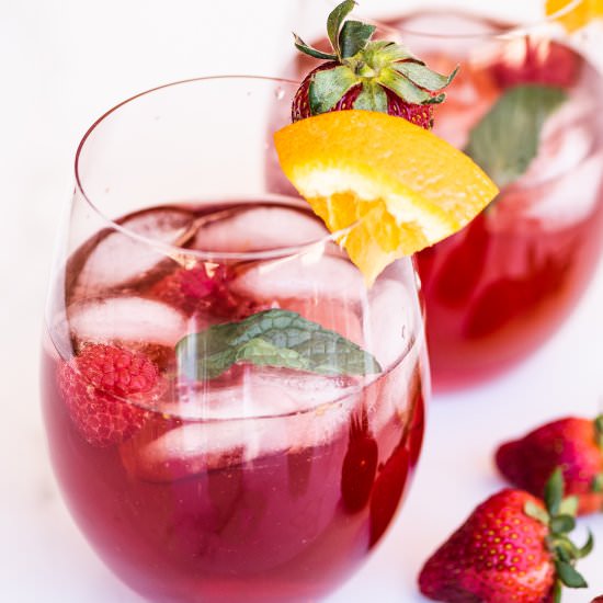 Rosé Sangria - Recipe photo by The Endless Meal