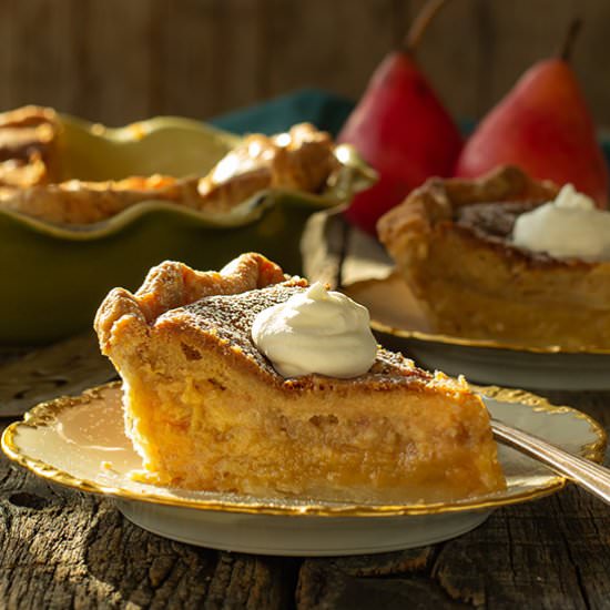 Butterscotch Chess Pie Recipe - Recipe photo by tenpoundcakecompany