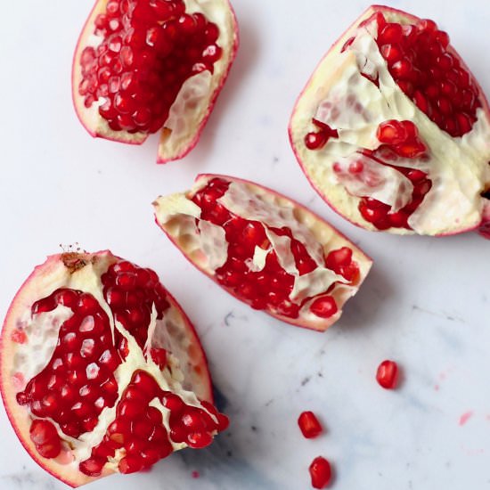 How To Cut A Pomegranate - Recipe photo by Whitney Bond