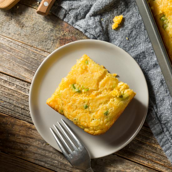 Jalapeño Spoonbread - Recipe photo by geekola